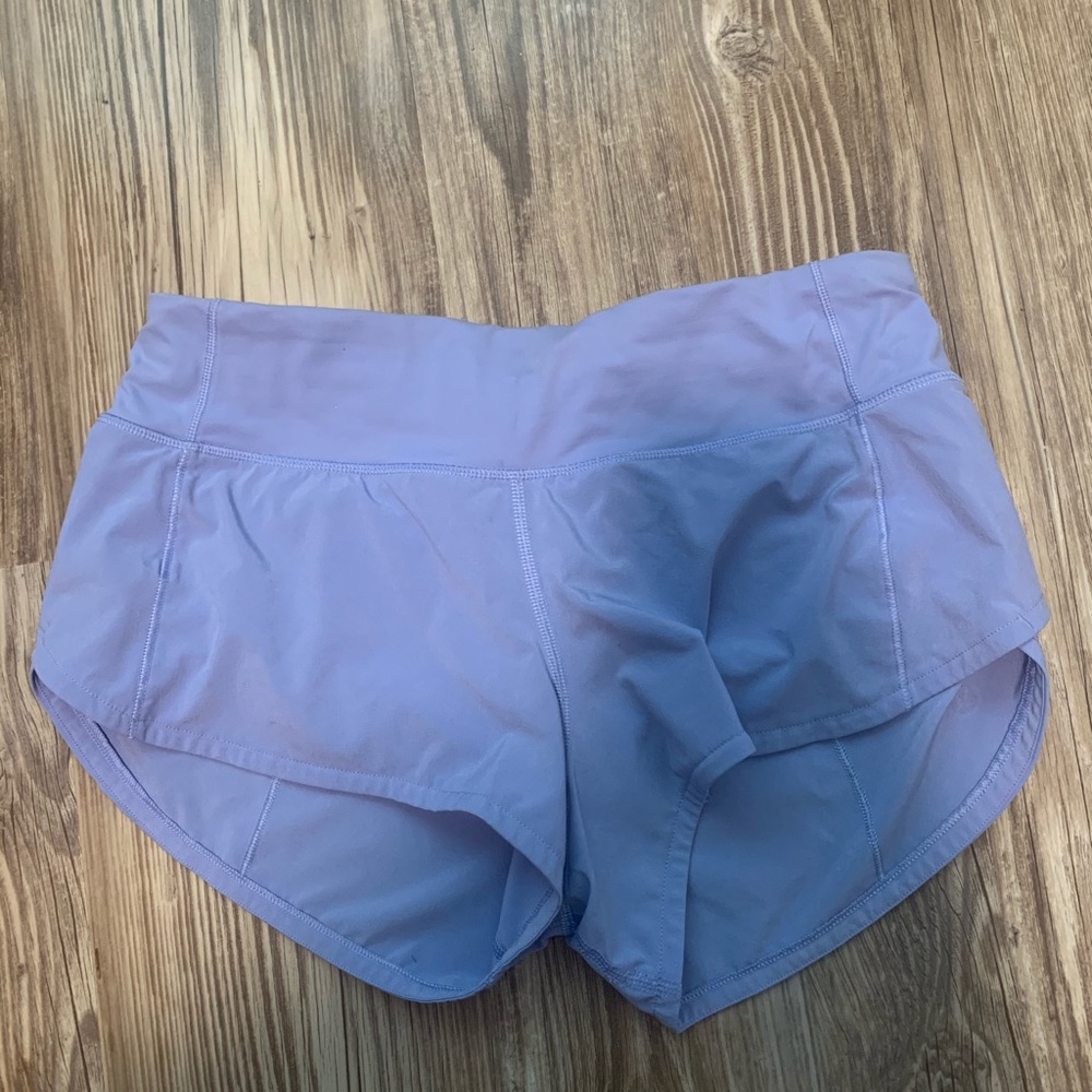Hydrangea Blue lululemon shorts
